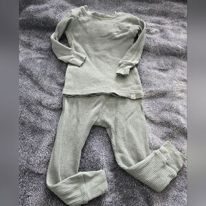 Little Planet Thermal.2 Piece Soft Green